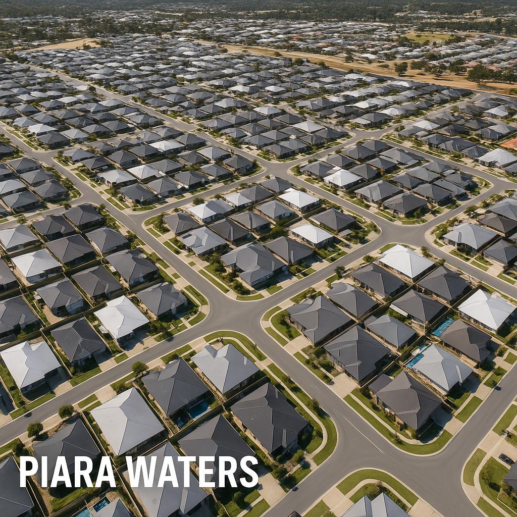 Aerial view of Piara Waters in Western Australia
