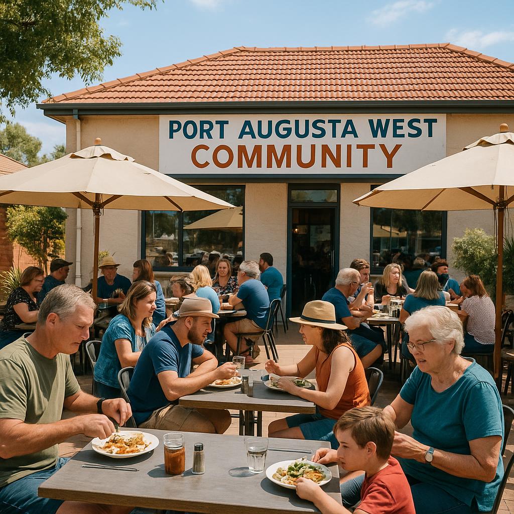 Community dining in Port Augusta West