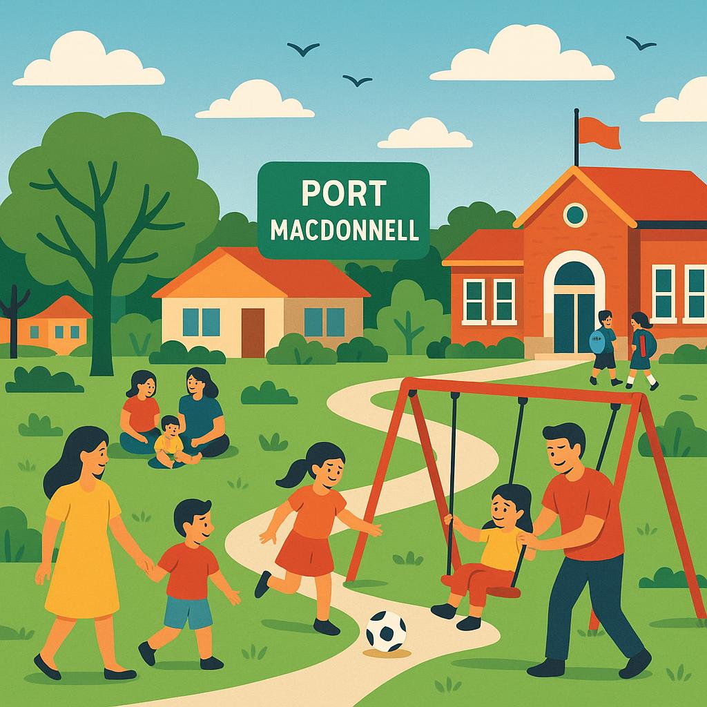 Family-friendly parks and schools in Port Macdonnell
