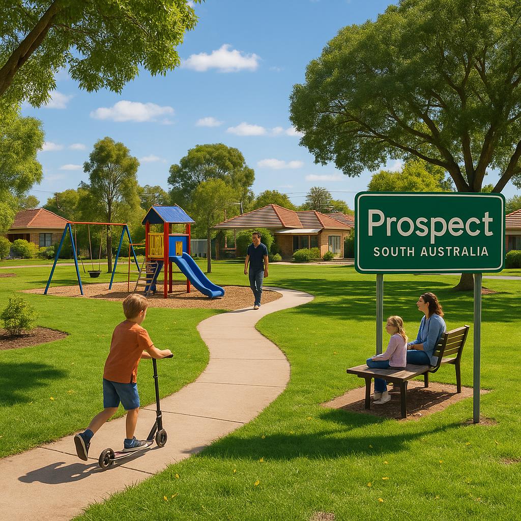 Suburban park in Prospect SA