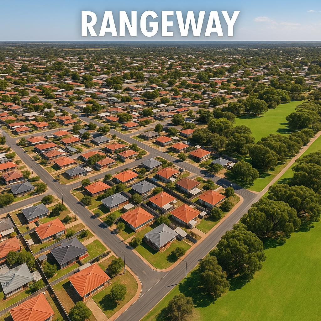 Aerial view of Rangeway, Western Australia