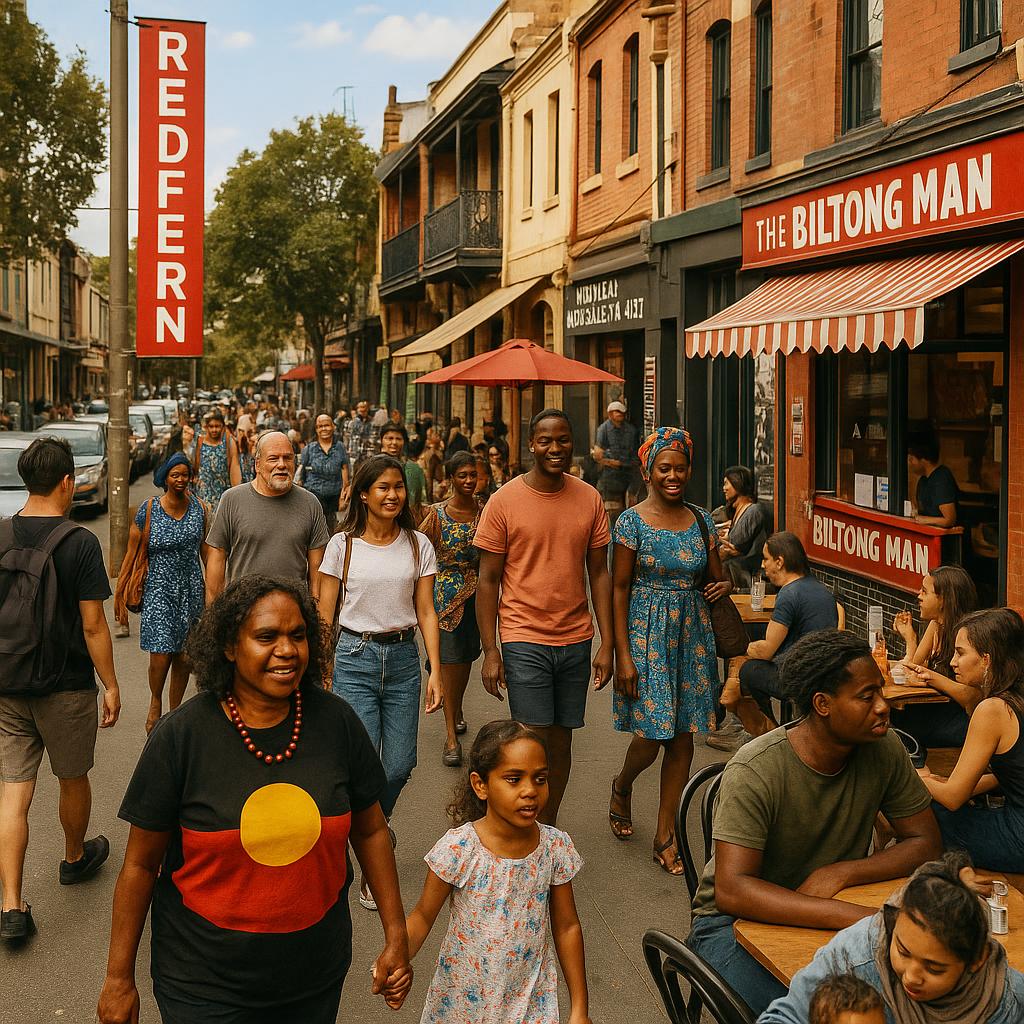 Vibrant community life in Redfern