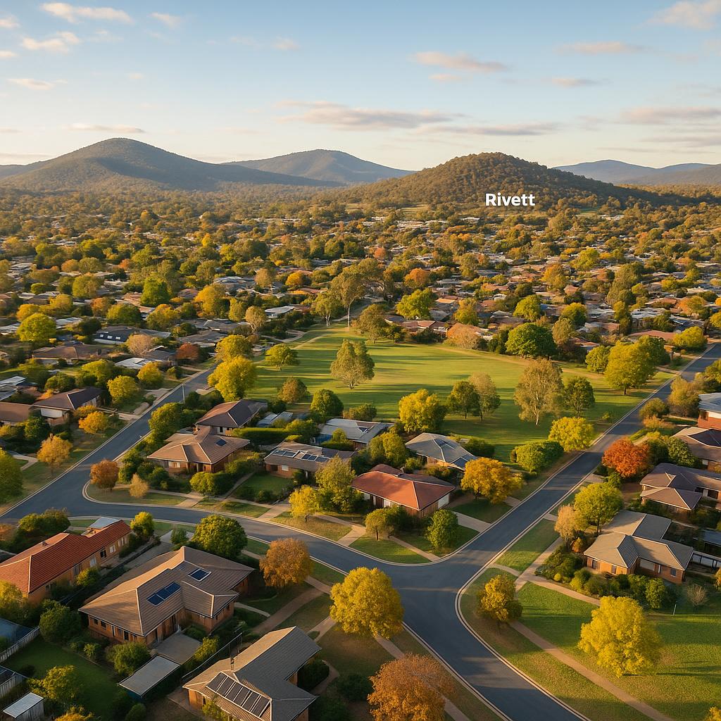 Rivett suburb view featuring family-friendly homes