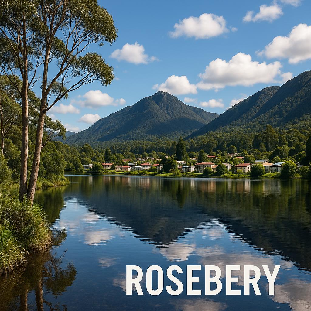 Serene landscape of Rosebery, Tasmania