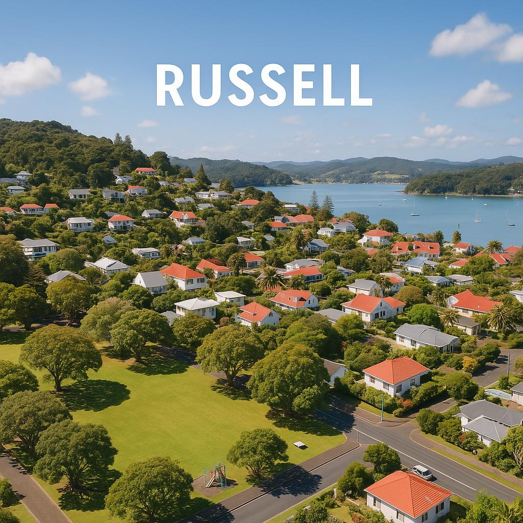 View of Russell's parks and residential areas