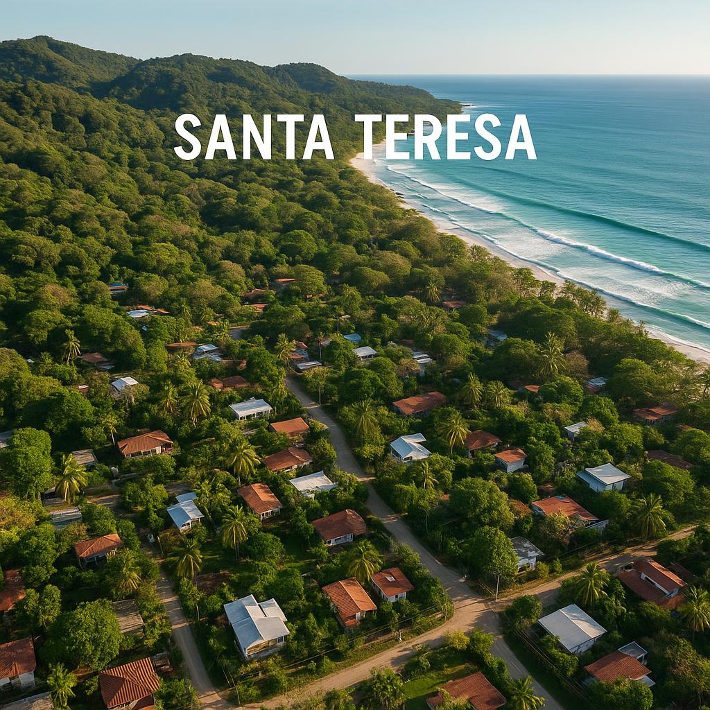 Aerial view of Santa Teresa