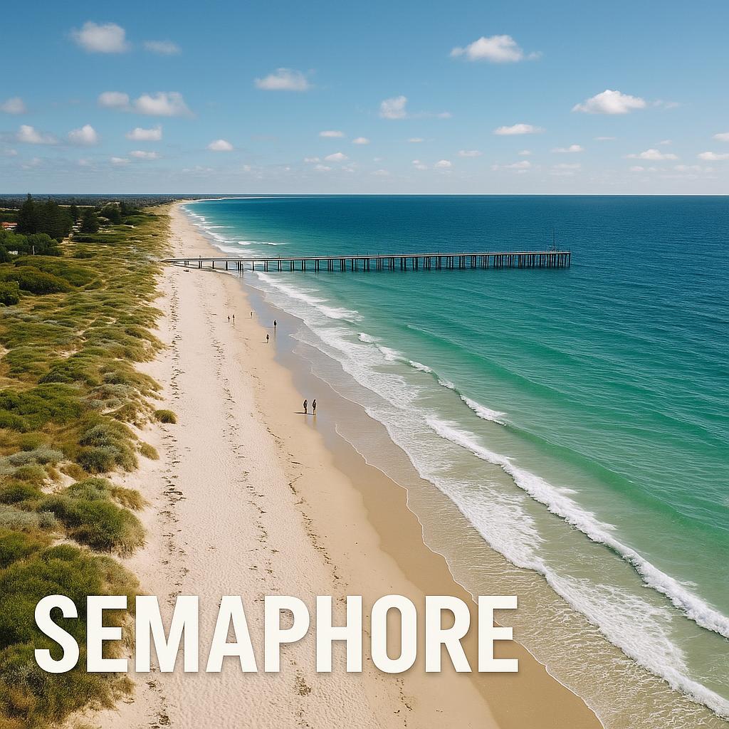 Stunning view of Semaphore beach