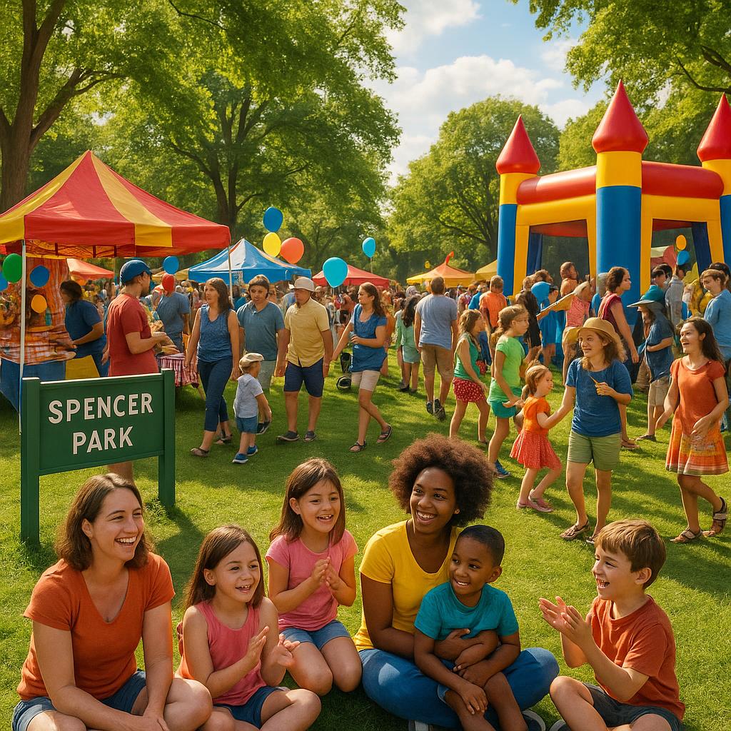 Community event in Spencer Park