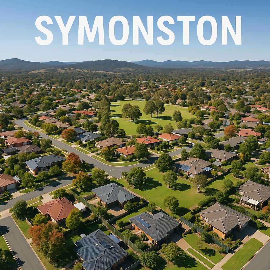 Aerial view of Symonston