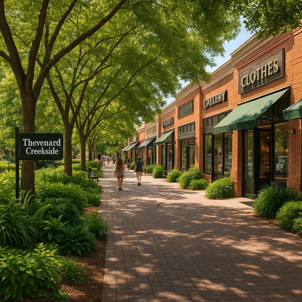 Scenic shopping strips in Thevenard