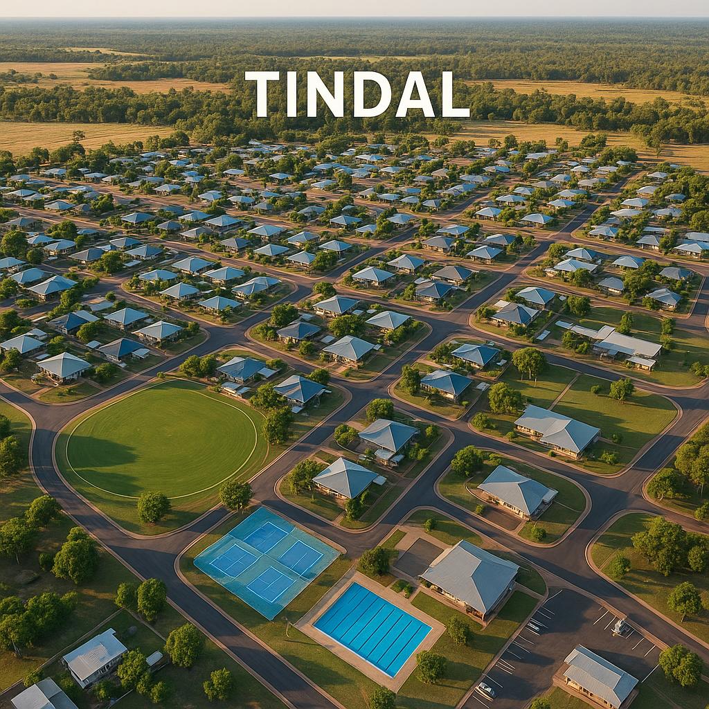 Aerial view of Tindal, Northern Territory