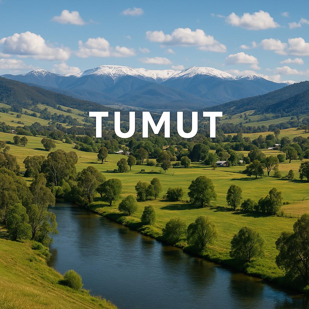 Scenic view of Tumut in the Snowy Valleys