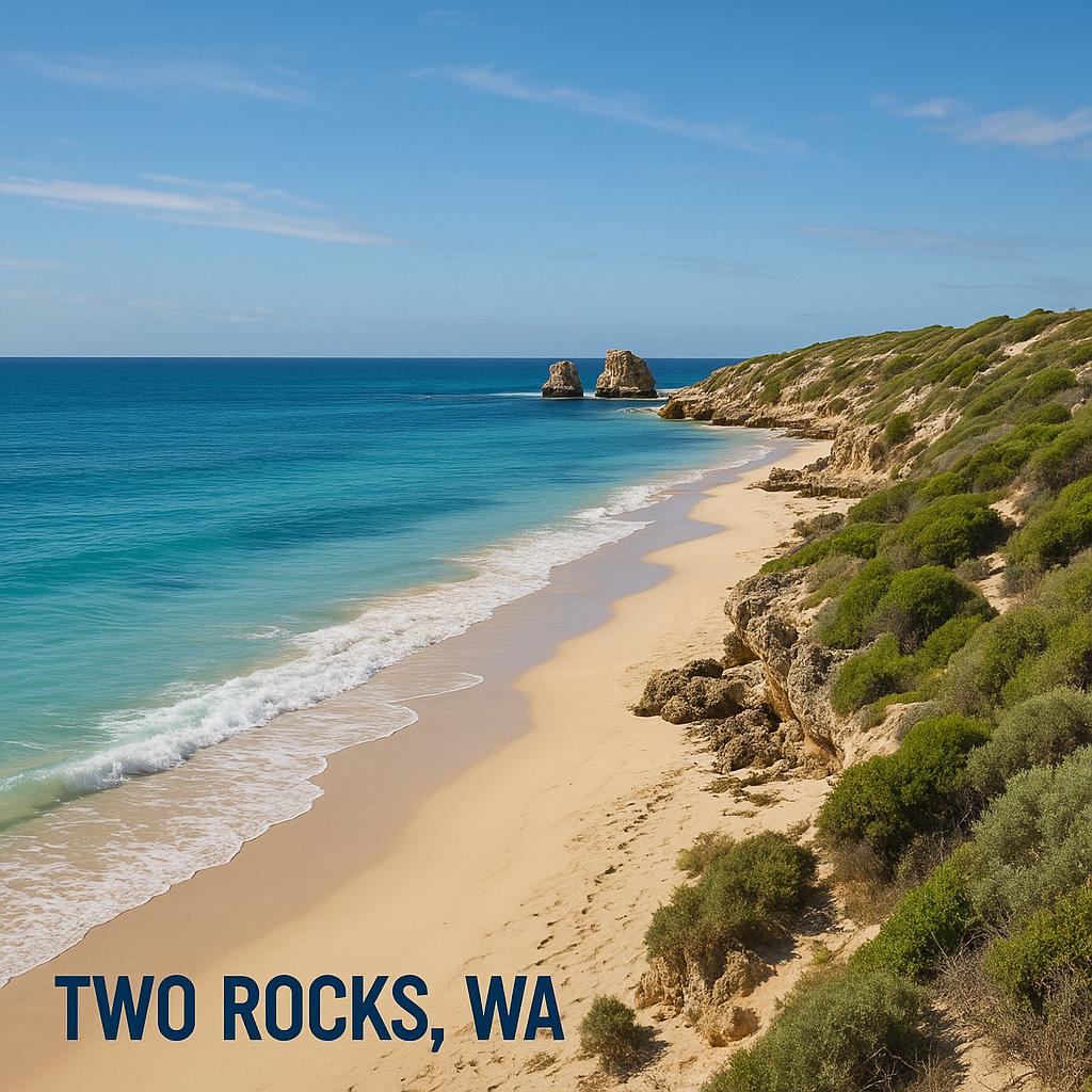 Coastline view of Two Rocks, Western Australia