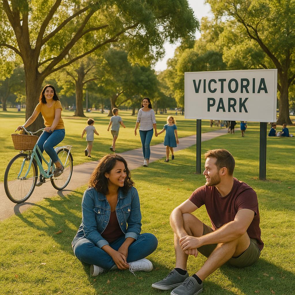 Victoria Park community scene