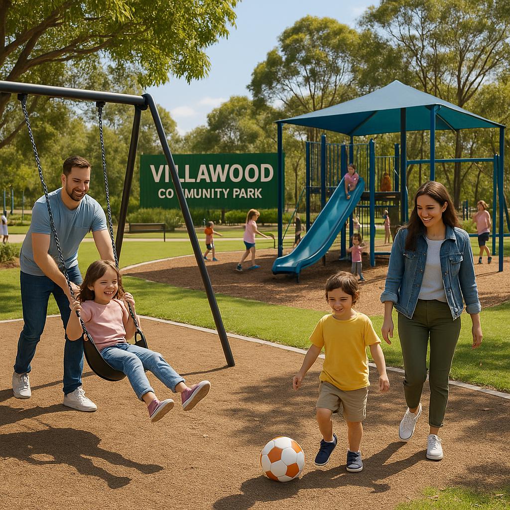 Families enjoying Villawood Park