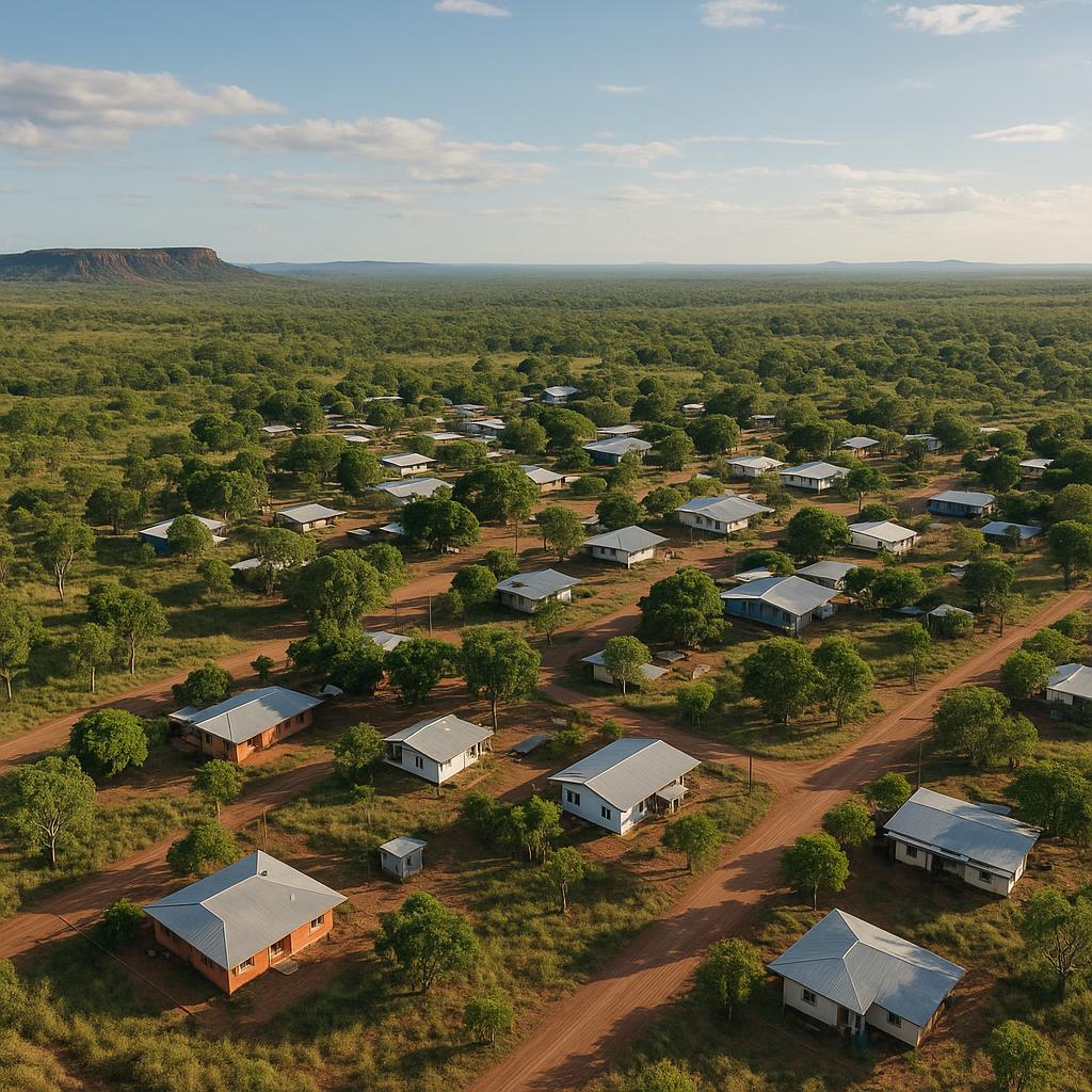 Scenic view of Wadeye landscape