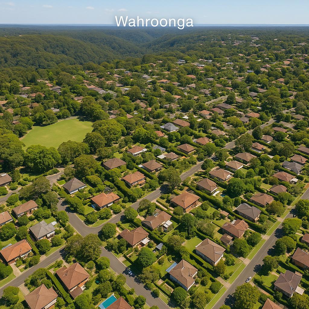 Aerial view of Wahroonga