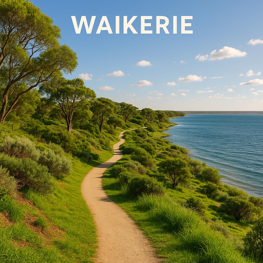 Coastal walks in Waikerie with lush greenery and river views.