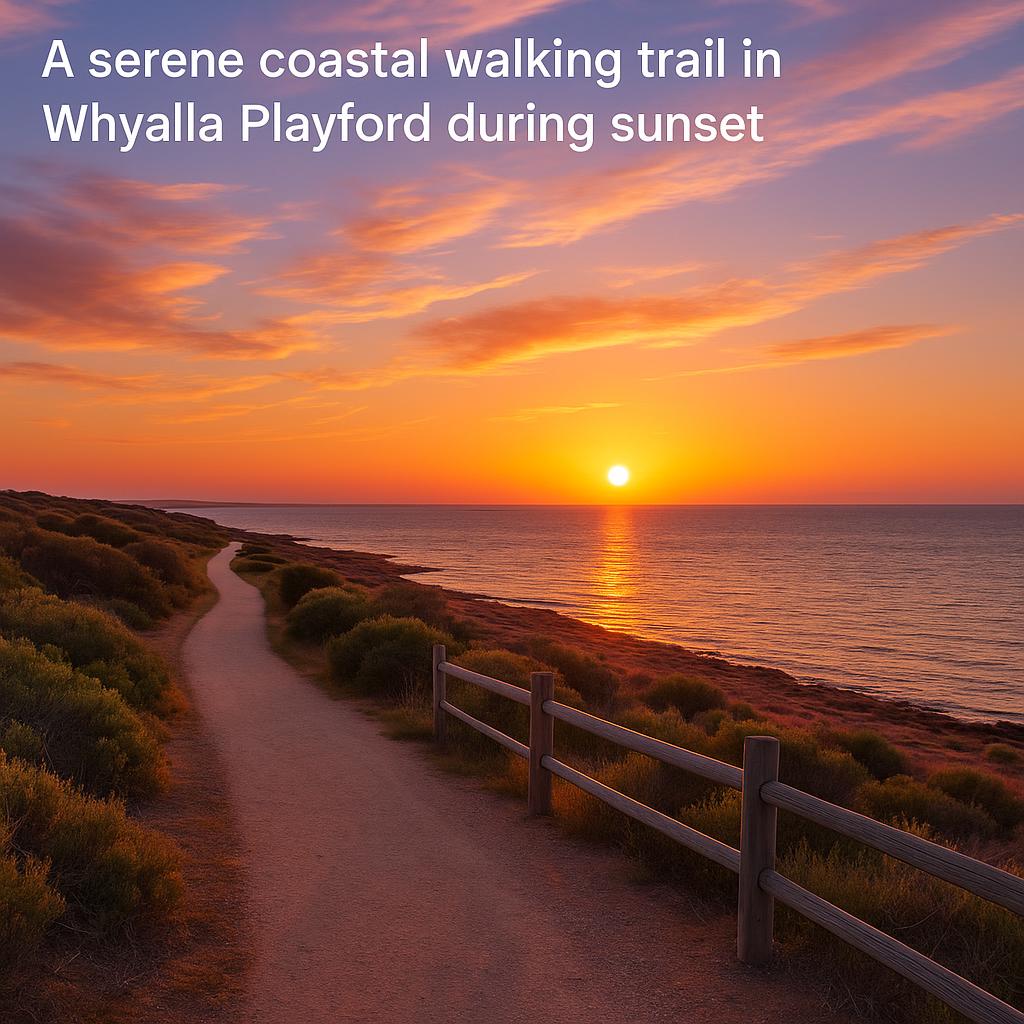 Coastal walking trail in Whyalla Playford