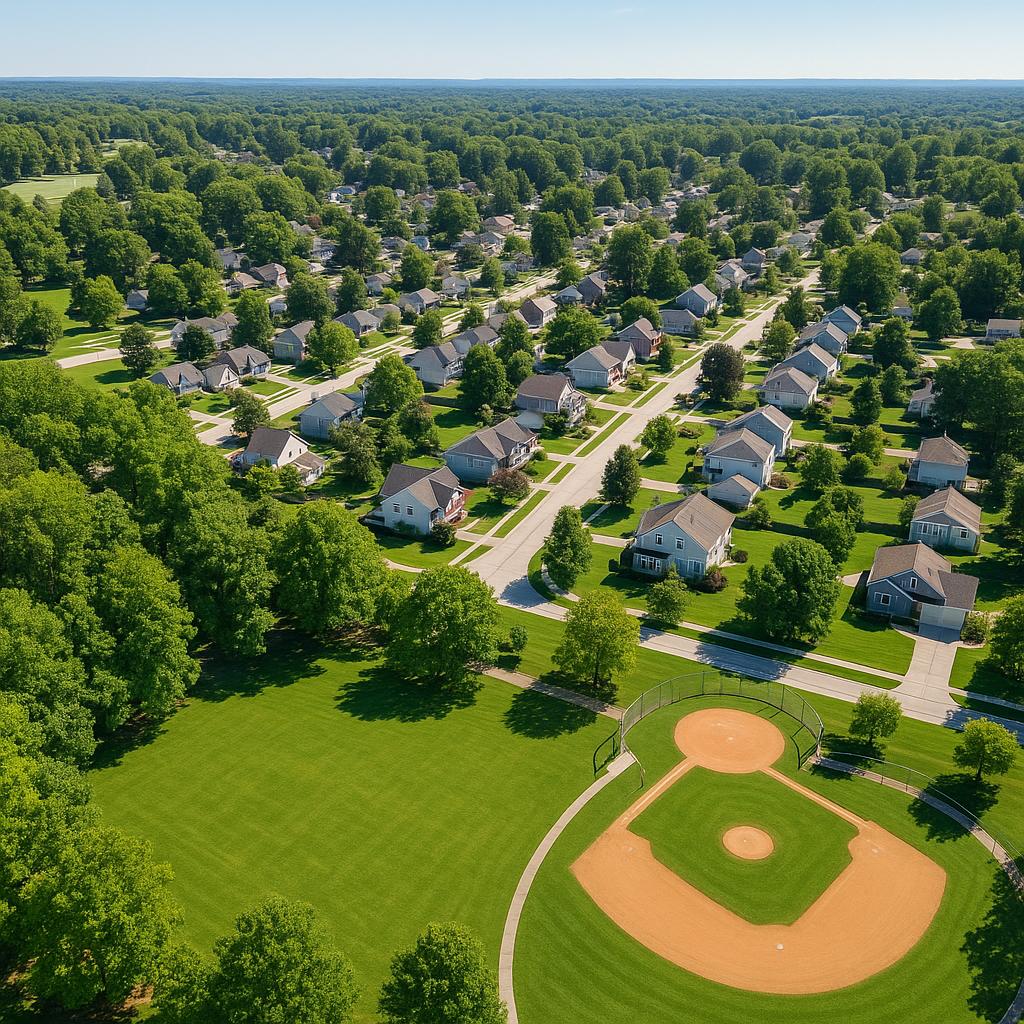 Aerial view of Willoughby