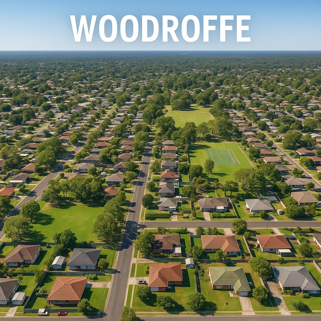 Aerial view of Woodroffe, Northern Territory