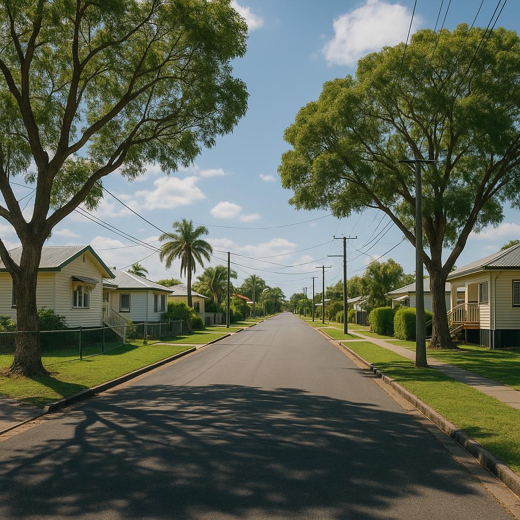 Established Berserker street with detached houses and a practical suburban feel