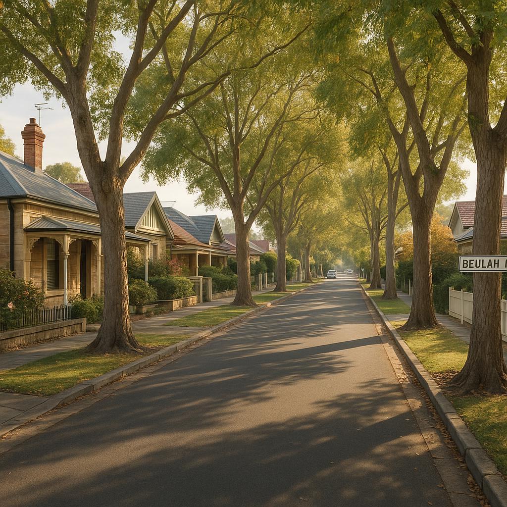Established Beulah Park SA street with mature trees and character homes