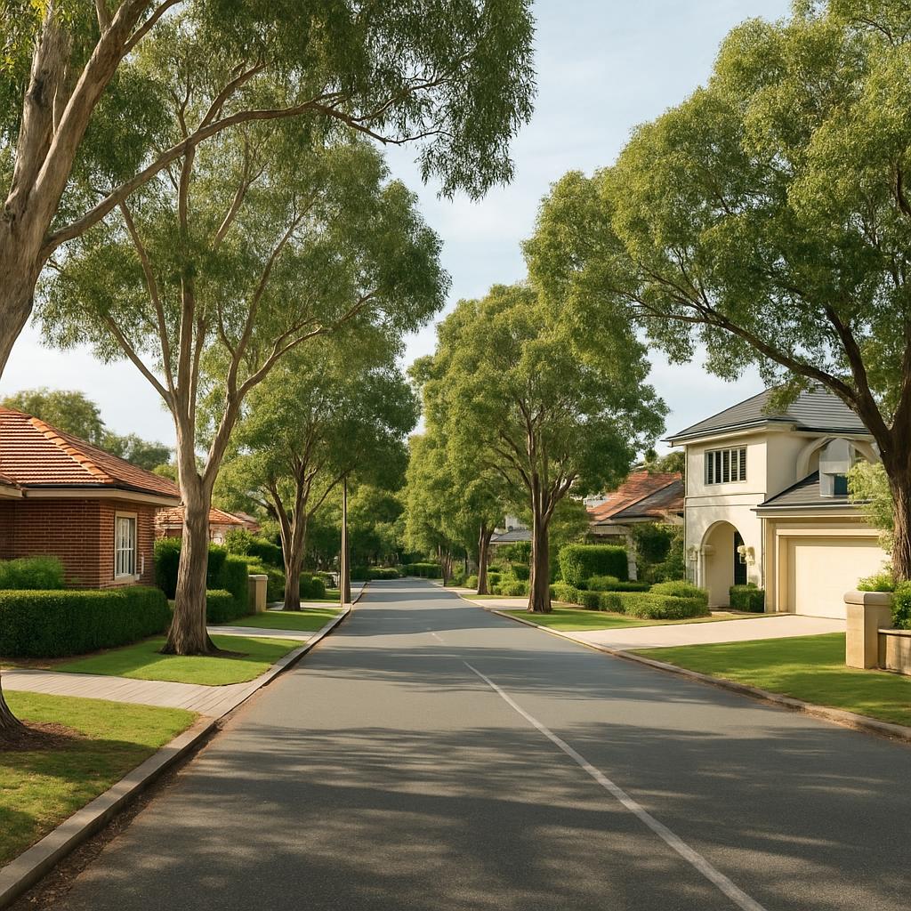 Leafy Dalkeith-style street with premium detached homes