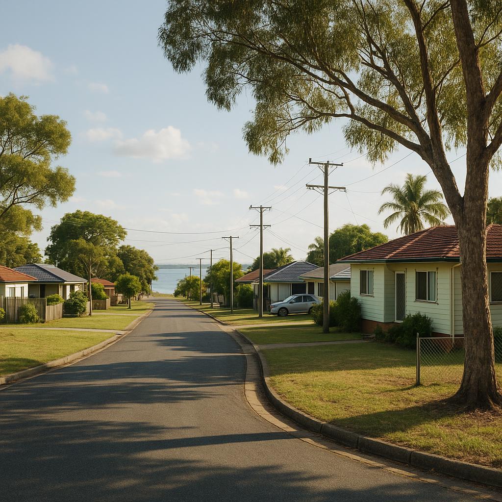 Deception Bay suburban streetscape with family homes and bayside feel