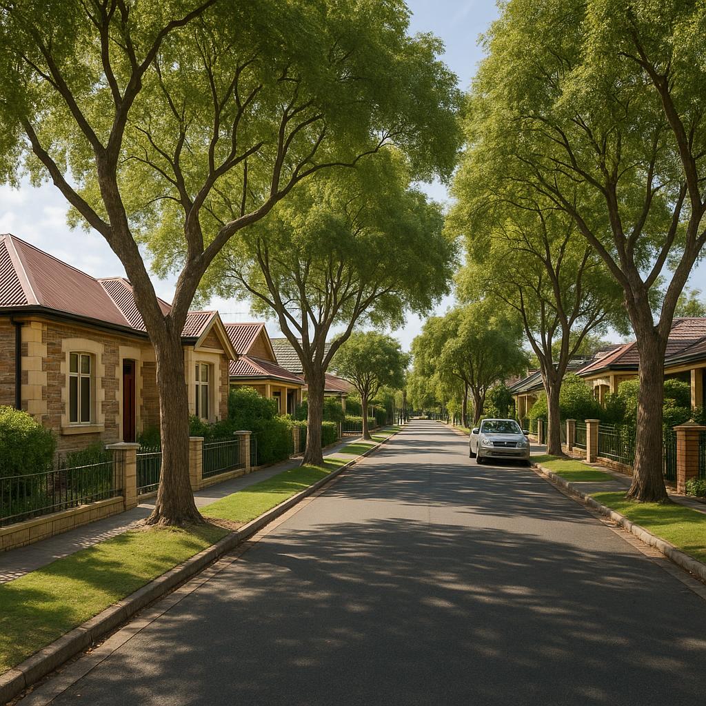 Elegant leafy Dulwich street with character homes in inner-eastern Adelaide