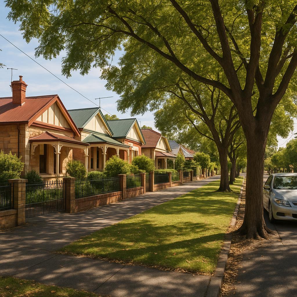 Inner-east Adelaide residential street with established homes and leafy surrounds