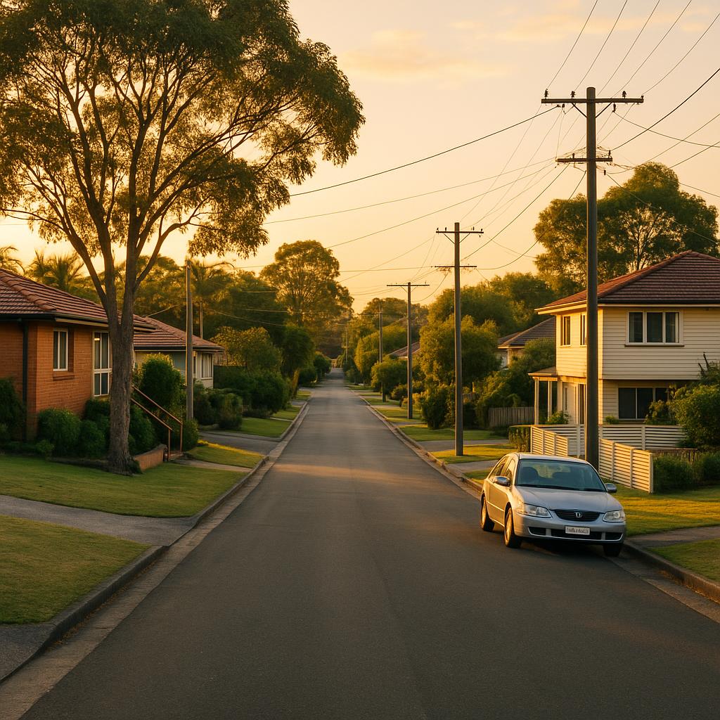 Everton Park suburban street with established homes and trees