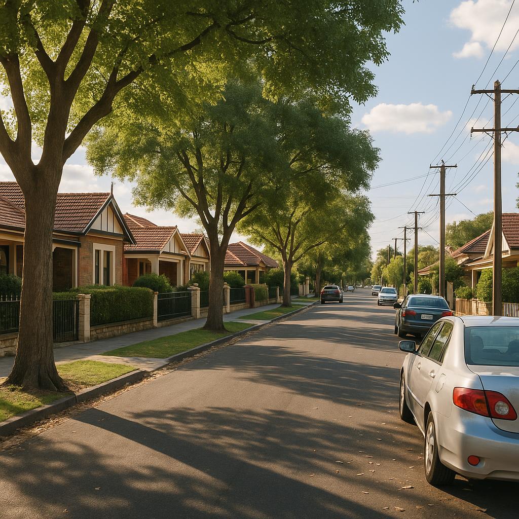 Established inner-west Adelaide street with homes and leafy surrounds