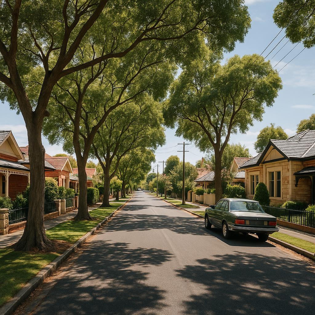 Established Fullarton-style streetscape with mature trees and character homes