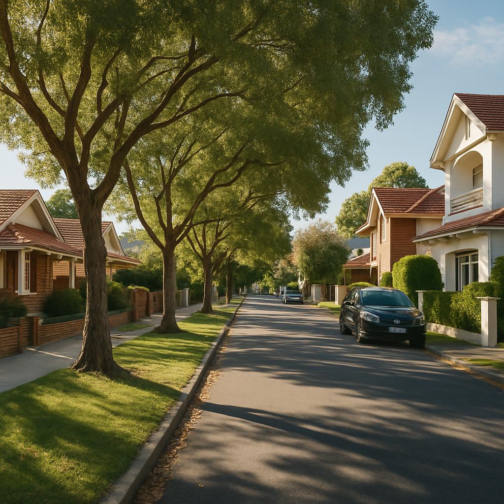 Established leafy inner-west Perth streetscape with low-rise homes