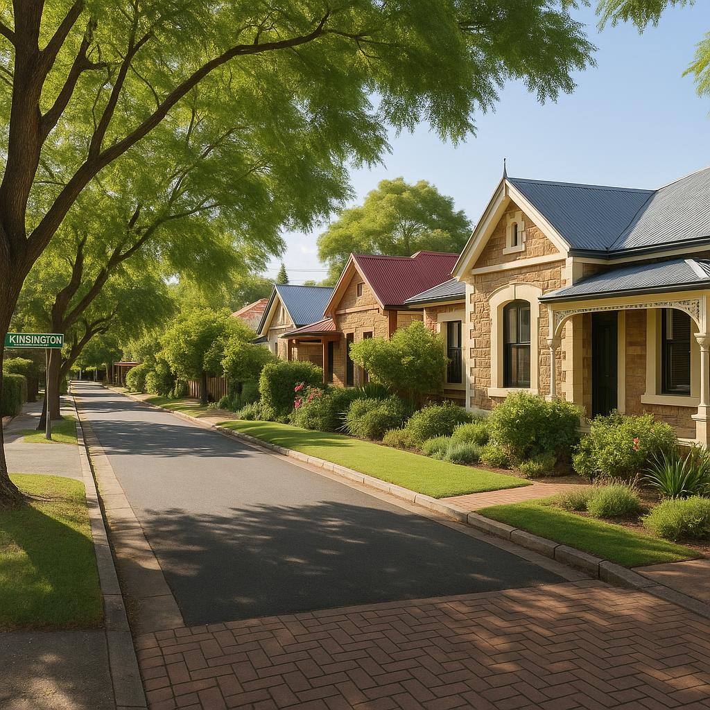 Established character streetscape in Kensington SA