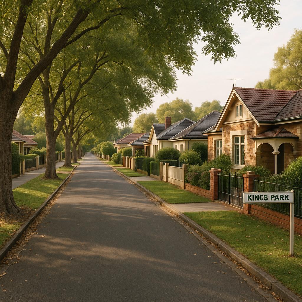 Established Kings Park Adelaide suburban street with older homes and mature trees