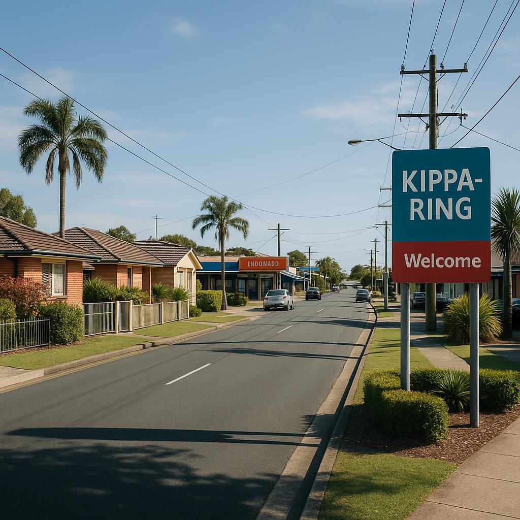 Established Kippa-Ring streetscape with practical suburban housing near retail amenity