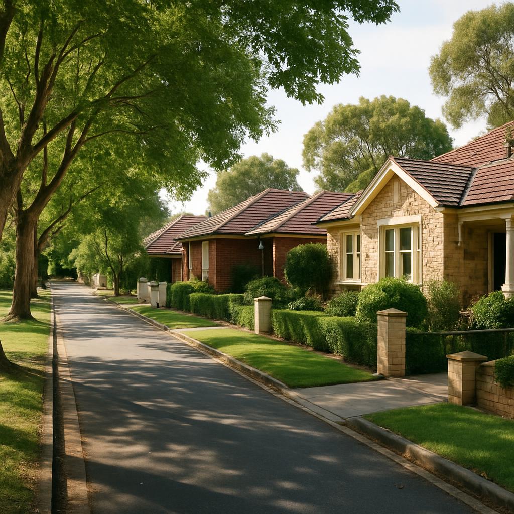Leafy established residential street in Linden Park, Adelaide