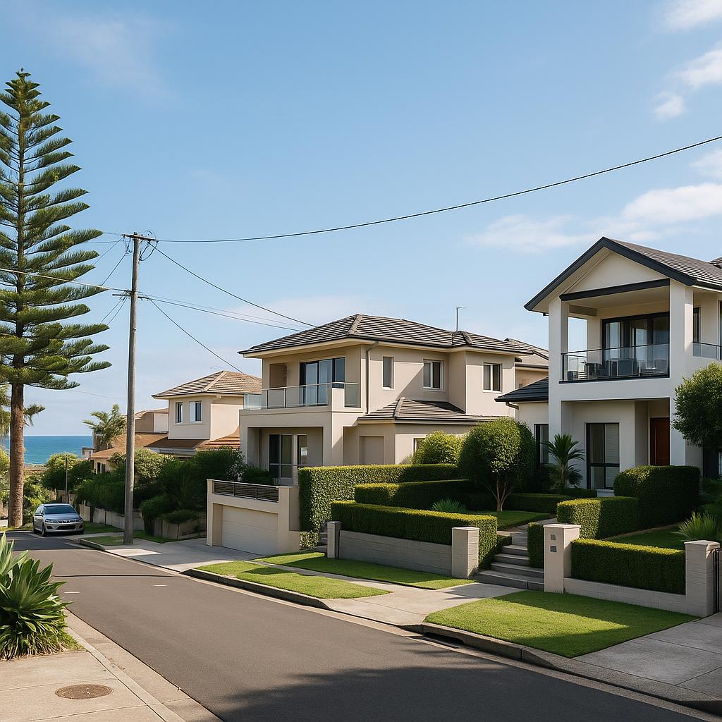 Maroubra coastal residential street near the beach