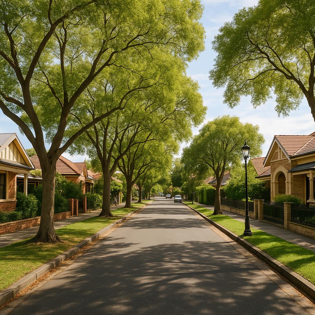 Established inner-eastern Adelaide residential street with character homes