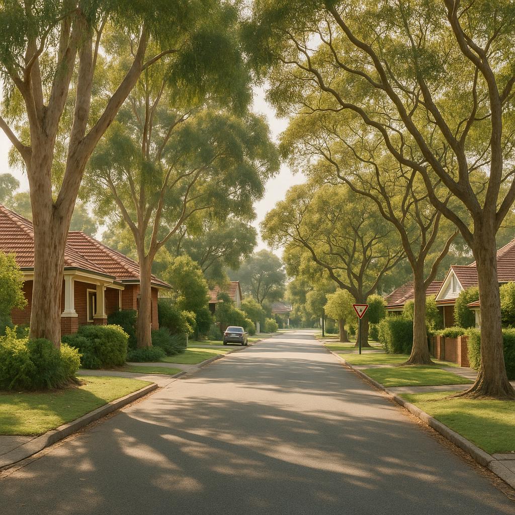 Leafy established Menora street with quiet homes and mature trees