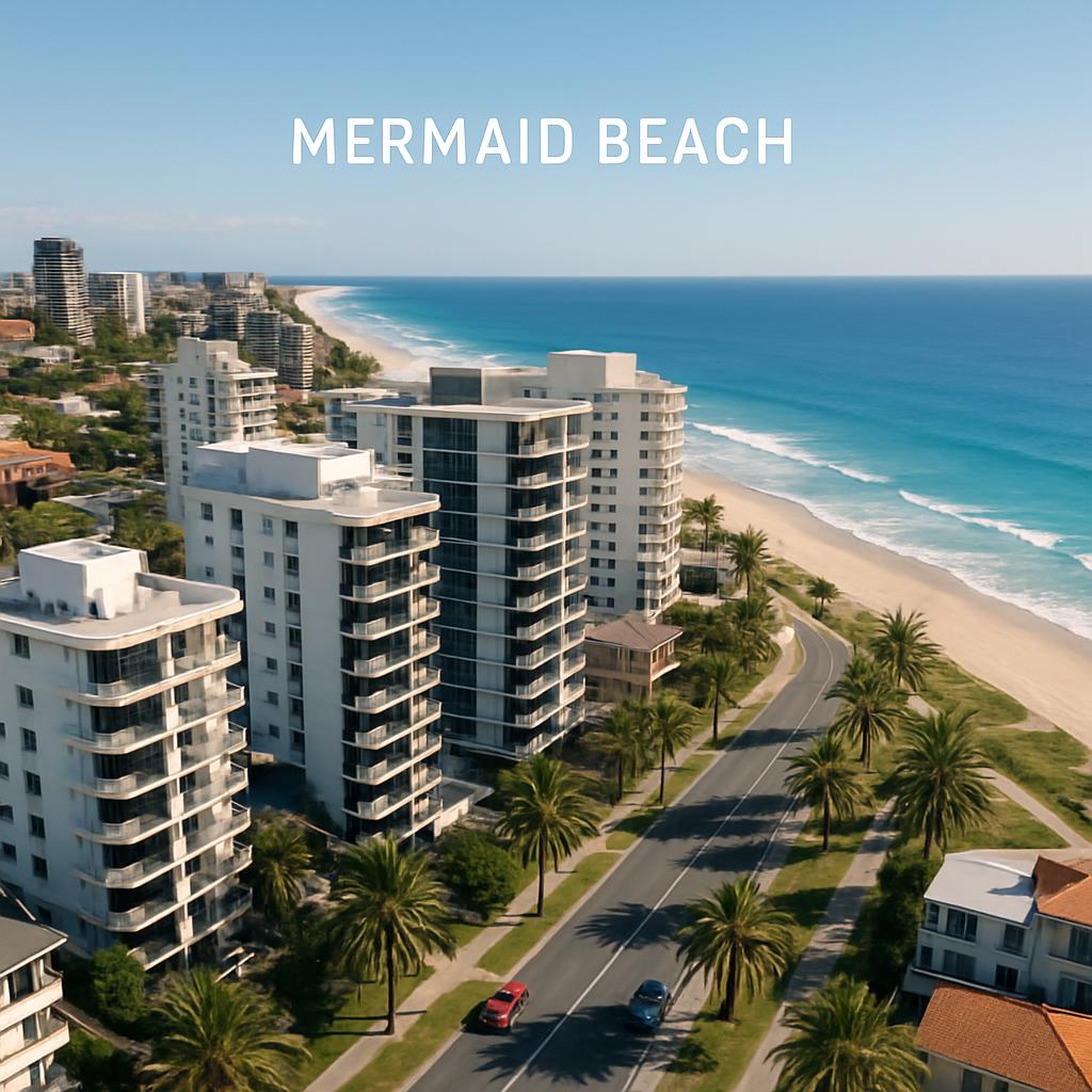 Mermaid Beach Gold Coast coastal apartments near the ocean