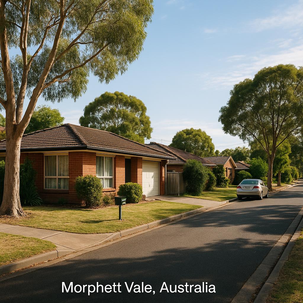 Established Morphett Vale suburban street with family homes