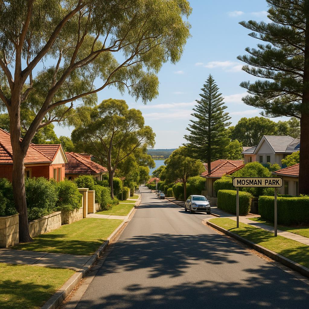 Mosman Park WA leafy established streetscape
