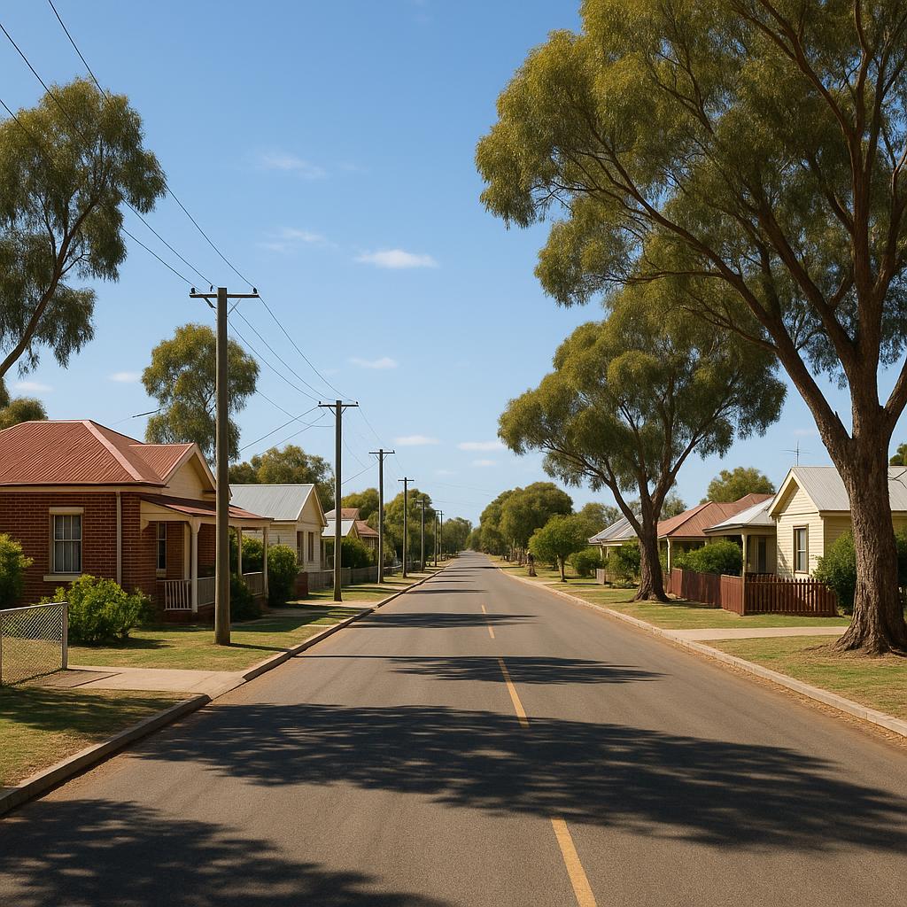 Northam WA regional residential streetscape