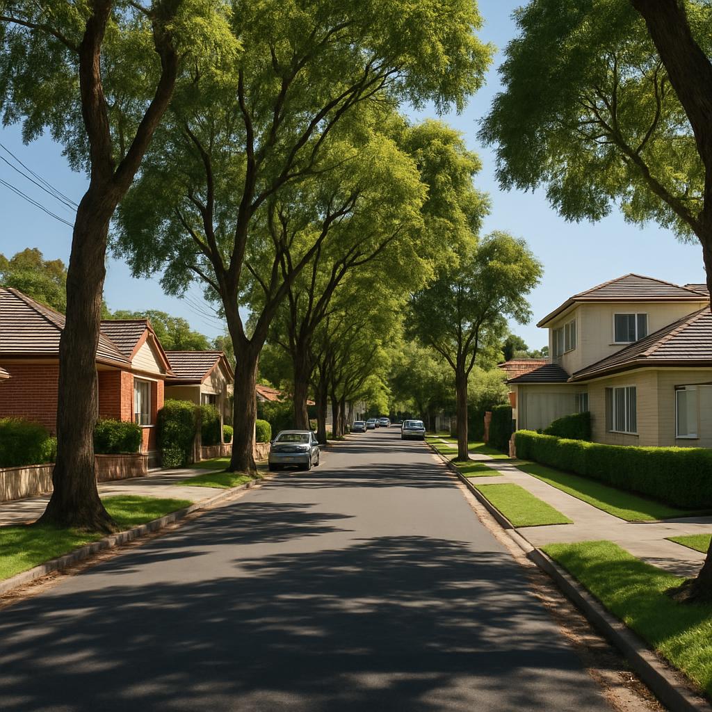 Established residential street in Paradise SA, Adelaide