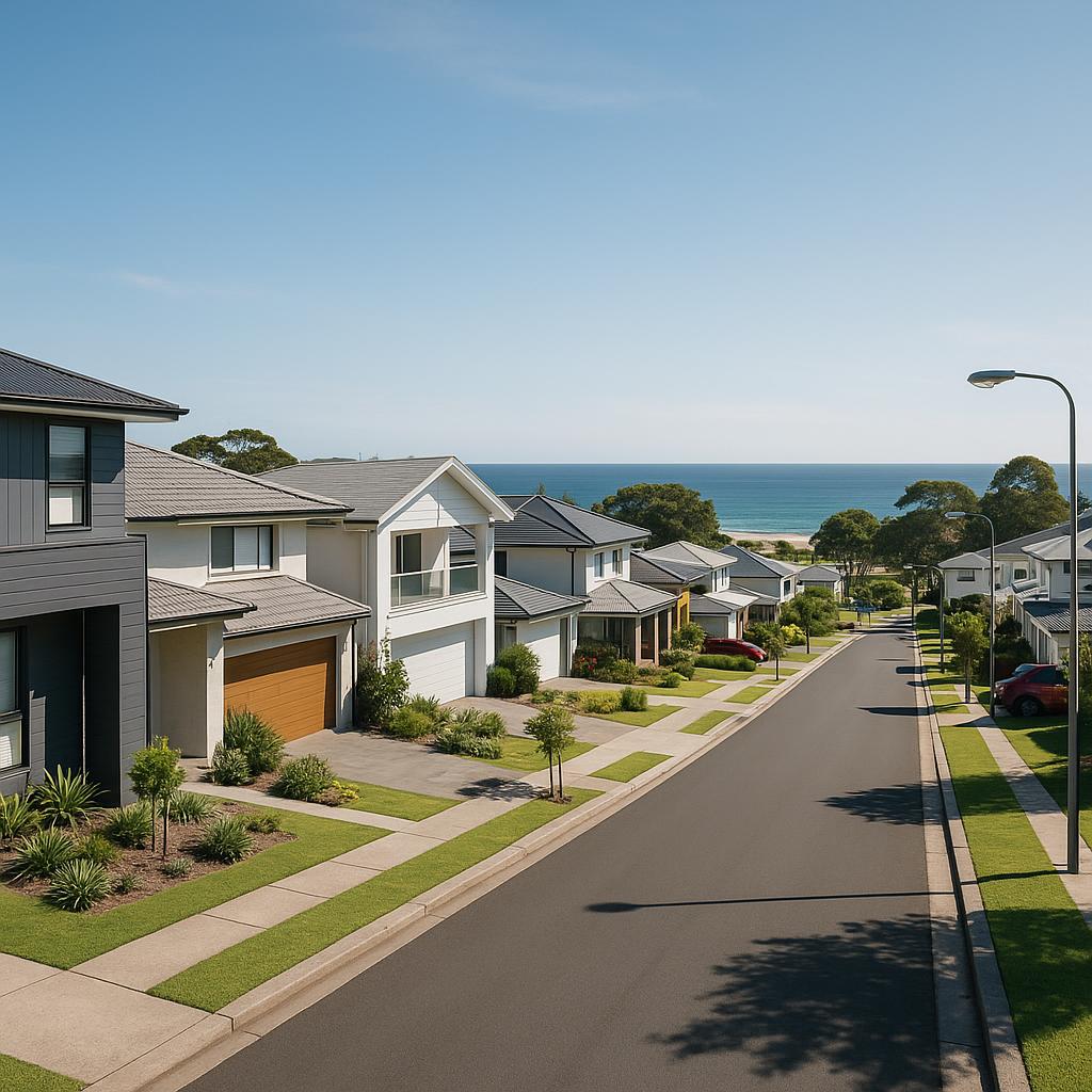 Shellharbour coastal residential streets near amenity