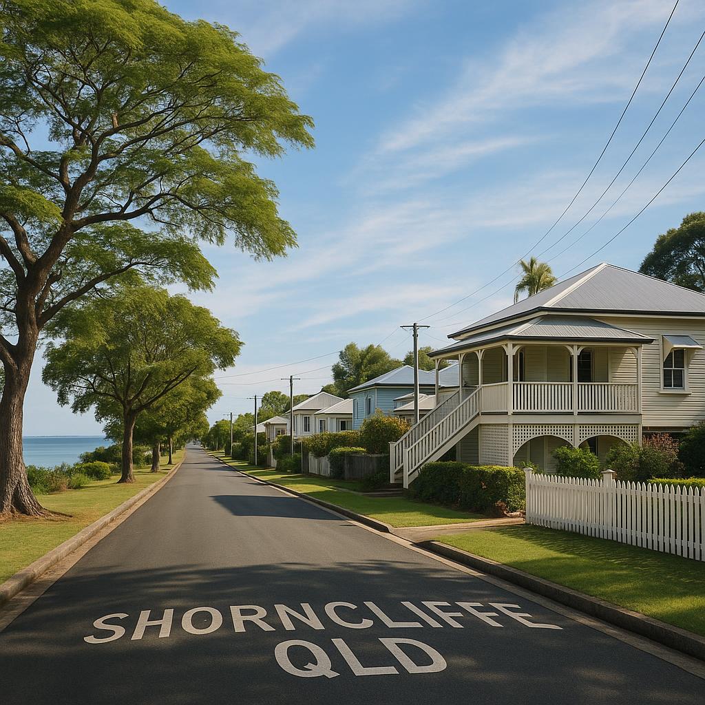 Shorncliffe bayside residential street with character homes