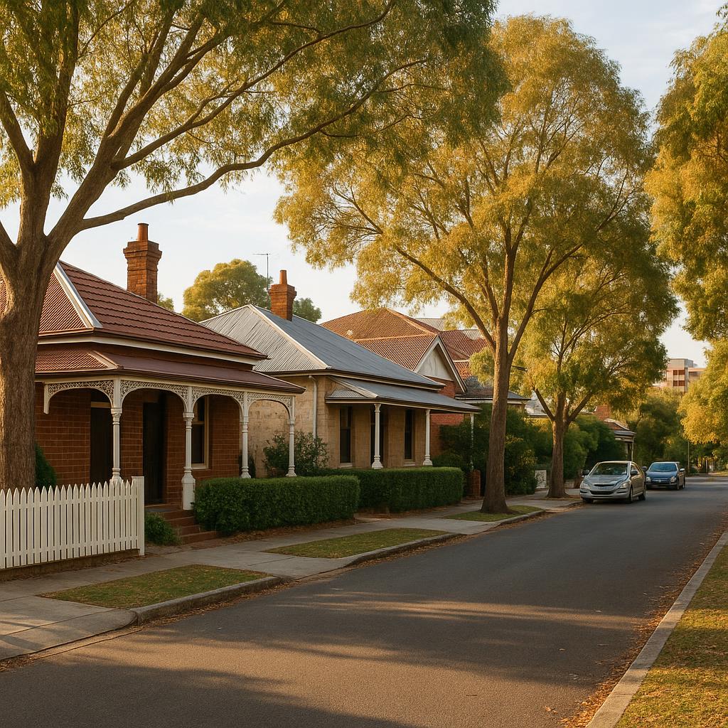 Leafy inner-west Perth street with character homes near Subiaco East